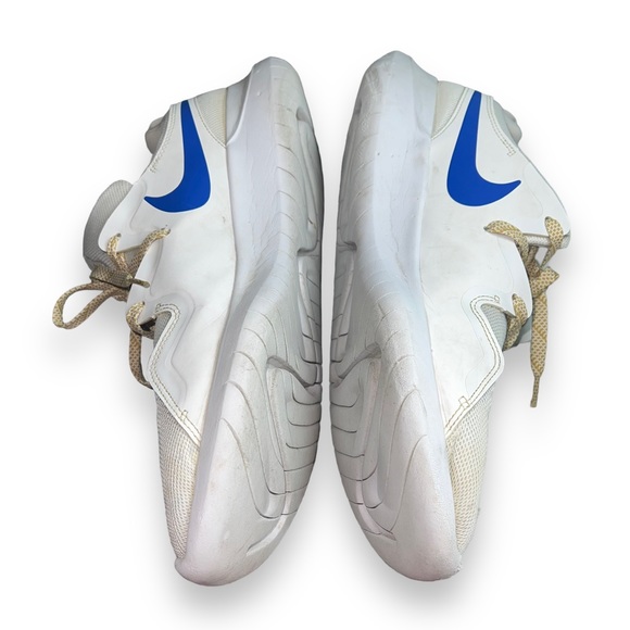 Nike Men's Tessen Running Shoes White / Blue Athletic Sneakers Size 13 - Picture 6 of 13